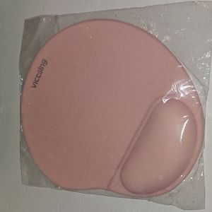 Mouse Pad Computer Laptop Pink Green Floral Tropical Marble Office